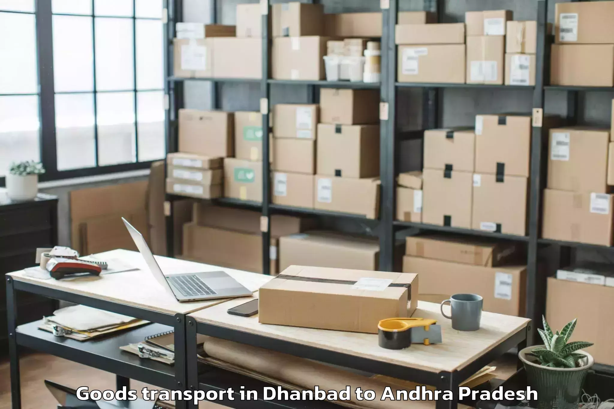 Quality Dhanbad to Chintalapudi Goods Transport